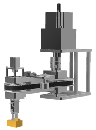 Servo with belt architecture