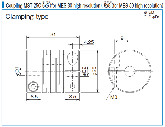 Coupling MST-25C