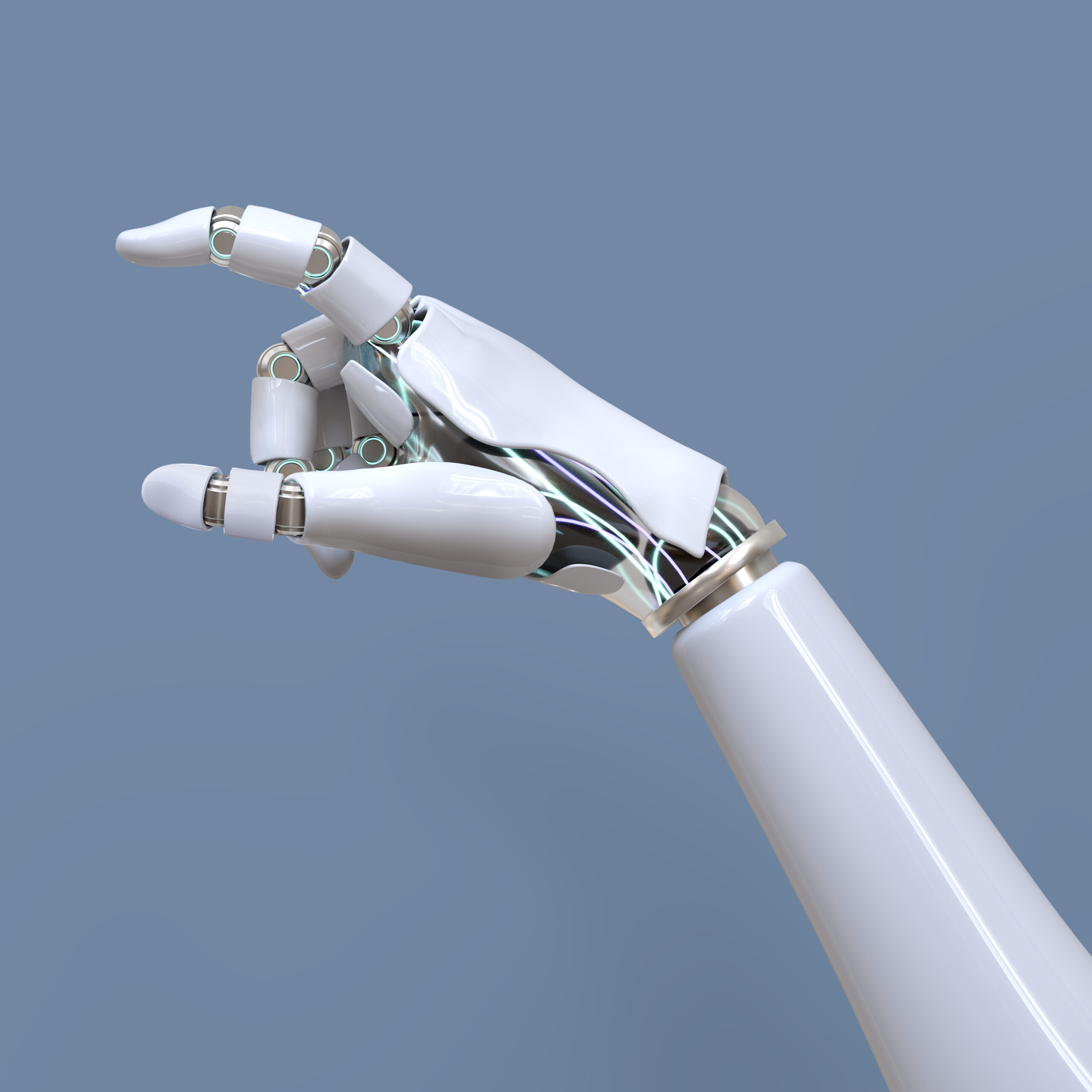 Hand robot finger joint control example 2